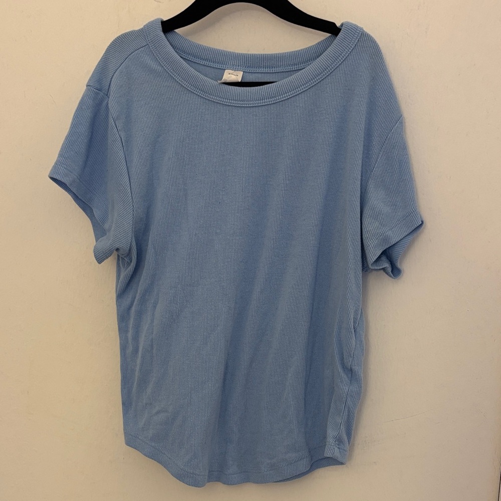 Old Navy Light Blue Short Sleeve Tee